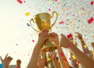 Trophy lifted in celebration